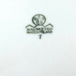 Porcelianinis Wałbrzych serijos Platina serviravimo dubuo 26x26x7,5 cm