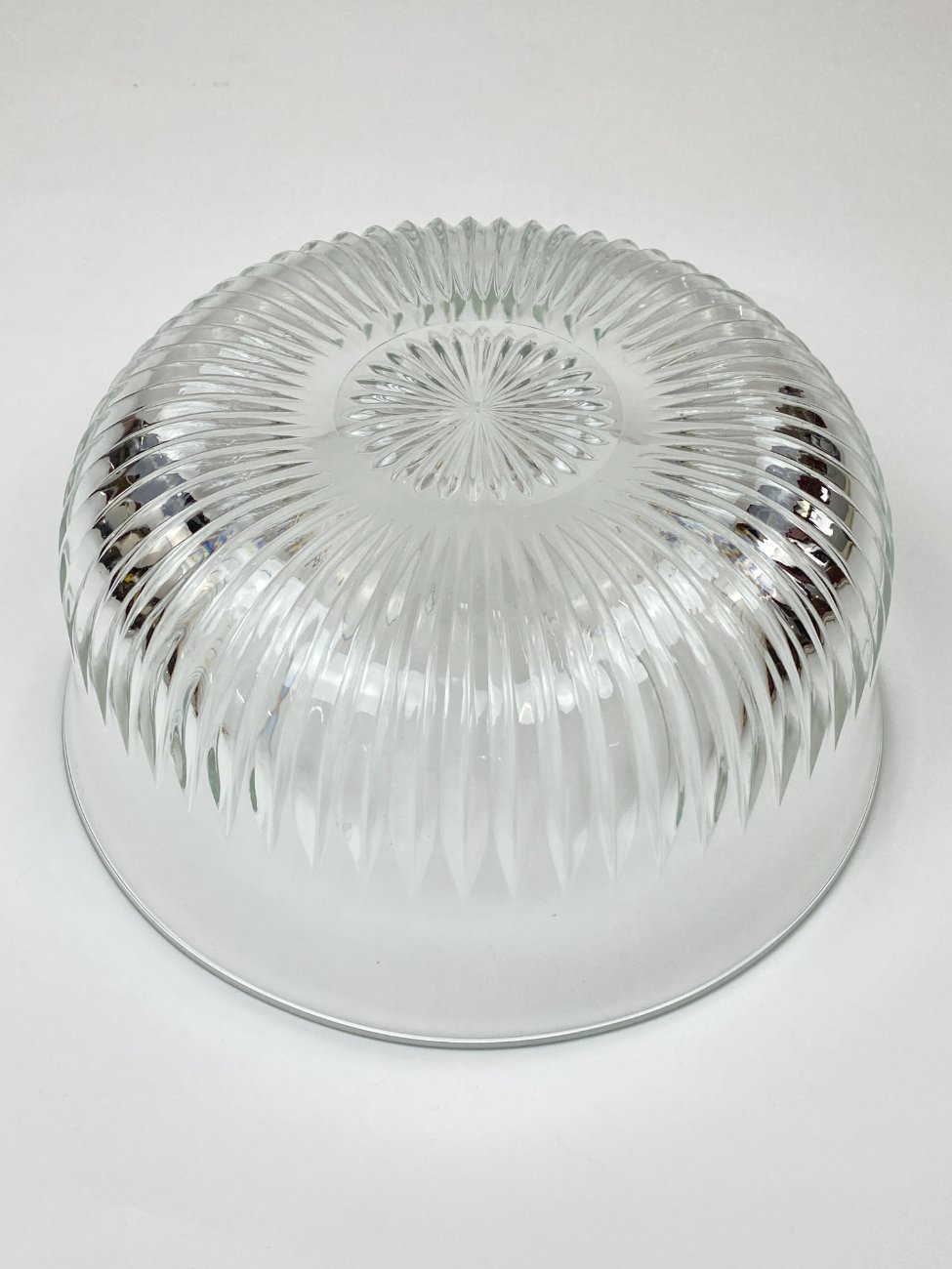 HN2151-kiti-stikliniai-indai-5 Stiklinis Verreries Mécaniques Champenoises, Reims serviravimo dubuo 23x23x10,5 cm