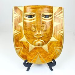 Pakabinama medinė kaukė 3,5x26,5x30 cm