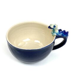 Keramikinis arbatos servizas su driežų figūrėlėmis, 2 – iems asmenims