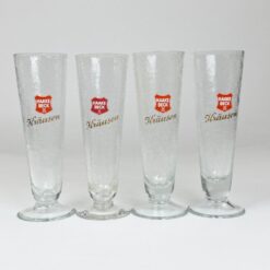 Stiklinės Haake-Beck Kräusen alaus taurės po 200 ml 4 vnt. kompl. 7,5×7,5×20 cm