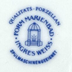 Porcelianinis servizas 6-iems asmenims su gėlių ir vyšnių atvaizdais