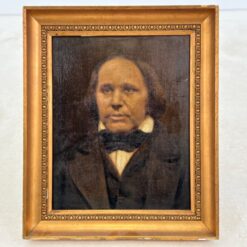 Ant drobės aliejiniais dažais tapytas vyro portretas mediniame rėme 8×52,5×62,5 cm