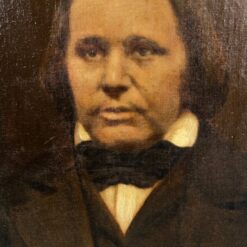 Ant drobės aliejiniais dažais tapytas vyro portretas mediniame rėme 8×52,5×62,5 cm