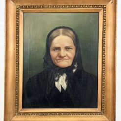 Ant drobės aliejiniais dažais tapytas moters portretas mediniame rėme 8x54x64 cm