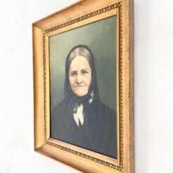 Ant drobės aliejiniais dažais tapytas moters portretas mediniame rėme 8x54x64 cm