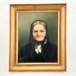 Ant drobės aliejiniais dažais tapytas moters portretas mediniame rėme 8x54x64 cm