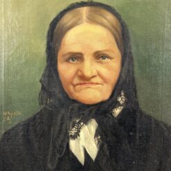 Ant drobės aliejiniais dažais tapytas moters portretas mediniame rėme 8x54x64 cm