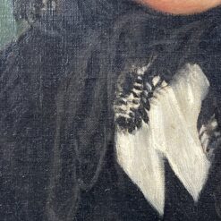 Ant drobės aliejiniais dažais tapytas moters portretas mediniame rėme 8x54x64 cm