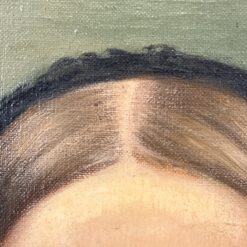 Ant drobės aliejiniais dažais tapytas moters portretas mediniame rėme 8x54x64 cm