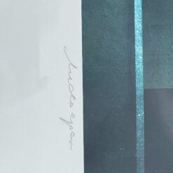 Friedrich Meckseper pasirašytas parodos plakatas metaliniame rėme su stiklu 2x61x81 cm