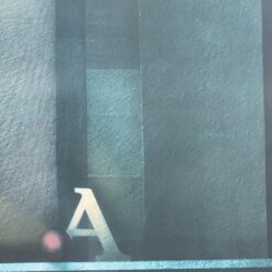 Friedrich Meckseper pasirašytas parodos plakatas metaliniame rėme su stiklu 2x61x81 cm