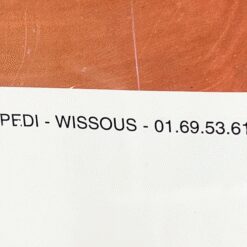 Emile Rampelberg pasirašytas parodos plakatas metaliniame rėme su stiklu 2×50,5×70,5 cm