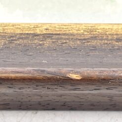 Ant popieriaus akvarele tapytas miško trobelės peizažas mediniame rėme su stiklu 2,5x61x48 cm