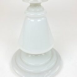 Žibalinė lempa iš stiklo ir žalvario 20,5×20,5×53 cm