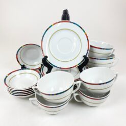 Keramikinis "Flirt" sriubos dubenėlių servizas 6-iems asmenims