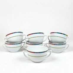 Keramikinis “Flirt” sriubos dubenėlių servizas 6-iems asmenims