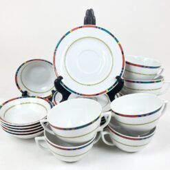 Keramikinis “Flirt” sriubos dubenėlių servizas 6-iems asmenims