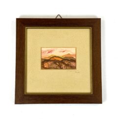 Ant audinio tapytas gamtos peizažas mediniame rėme 1,5x20x20 cm