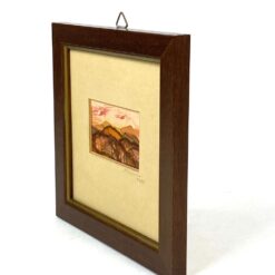 Ant audinio tapytas gamtos peizažas mediniame rėme 1,5x20x20 cm