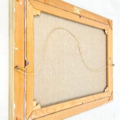 Aliejiniais dažais ant drobės tapytas rudens peizažas mediniame rėme 4x81x61 cm