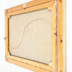 Aliejiniais dažais ant drobės tapytas rudens peizažas mediniame rėme 4x81x61 cm