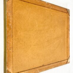 Ant kartono aliejiniais dažais tapytas gėlių puokštės natiurmortas mediniame rėme 4x92x72 cm