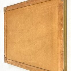 Ant kartono aliejiniais dažais tapytas gėlių puokštės natiurmortas mediniame rėme 4x92x72 cm