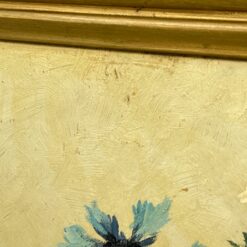 Ant kartono aliejiniais dažais tapytas gėlių puokštės natiurmortas mediniame rėme 4x92x72 cm