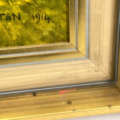 Edward Theodore Compton 1914 m. darbo “Der Königssee” printas mediniame rėme 6x99x73,5 cm