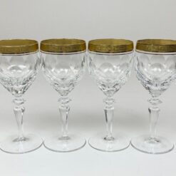 Krištolinės Theresienthal taurės 120 ml 4 vnt. komplektas 7x7x16 cm