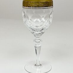 Krištolinės Theresienthal taurės 120 ml 4 vnt. komplektas 7x7x16 cm