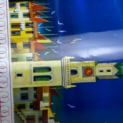 Vintažinė cilindro formos skardinė dėžė Tinocca Instant 20,5×20,5×26 cm