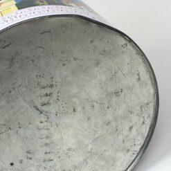 Vintažinė cilindro formos skardinė dėžė Tinocca Instant 20,5×20,5×26 cm