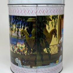 Vintažinė cilindro formos skardinė dėžė Tinocca Instant 20,5×20,5×26 cm