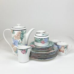 Porcelianinis Mikasa serijos Tapestry Garden (CAK29) servizas 4-iems asmenims