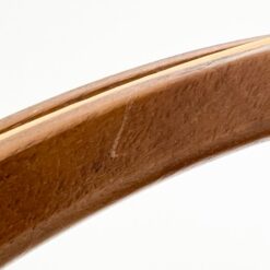 Mid Century trijų šakų tikmedžio sietynas su stiklo gaubtais 46x46x67 cm