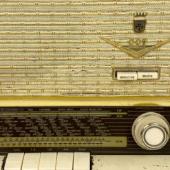 Grundig Type 997/60 lempinis radijo imtuvas 20×52,5×32,5 cm