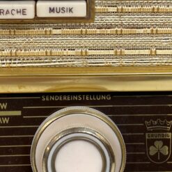 Grundig Type 997/60 lempinis radijo imtuvas 20×52,5×32,5 cm