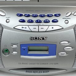 Sony CFD-S26L radijo imtuvas su CD ir kasečių grotuvais 28x42x18 cm