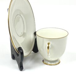 Porcelianiniai Fürstenberg puodelis 170 ml ir lėkštutė 2 vnt. komplektas