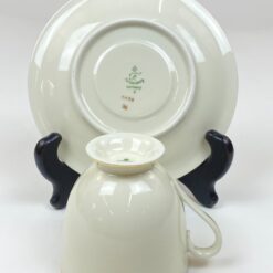 Porcelianiniai Fürstenberg puodelis 170 ml ir lėkštutė 2 vnt. komplektas