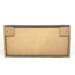 Modernaus stiliaus pakabinama spintelė atveriamomis durimis 39x60x30 cm