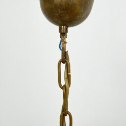 Žalvarinis dviejų aukštų, dvylikos šakų sietynas 67x67x102 cm