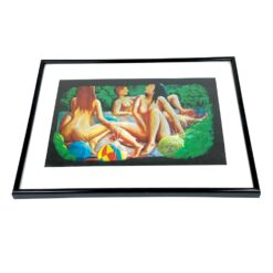 Litografijos darbas, tir. 1/21, pasirašytas, plastiko rėme su stiklu 2,5×41,5×51 cm