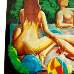 Litografijos darbas, tir. 1/21, pasirašytas, plastiko rėme su stiklu 2,5×41,5×51 cm