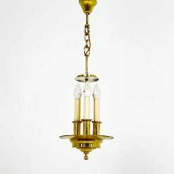 Žalvarinis trijų šakų sietynas 23x23x71 cm