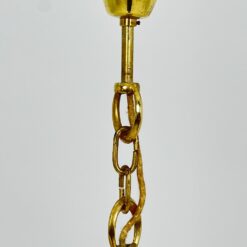 Žalvarinis trijų šakų sietynas 23x23x71 cm