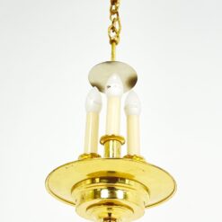 Žalvarinis trijų šakų sietynas 23x23x71 cm