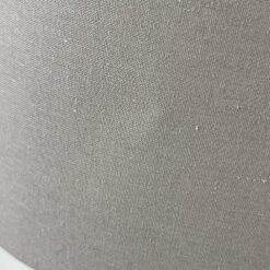 Pakabinamas pilkos spalvos tekstilės gaubto šviestuvas 33x33x63 cm